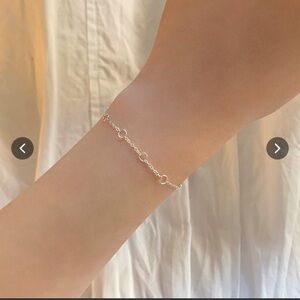 Delicate 925 Sterling Silver Link Bracelet